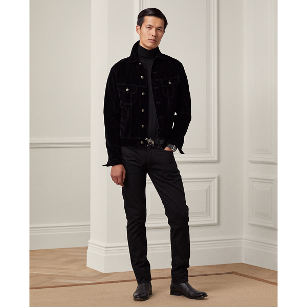 Stretch Velvet Trucker Jacket | Ralph Lauren