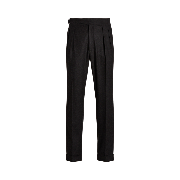 Buckled Wool Flannel Trouser Purple Label 1