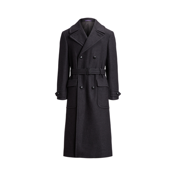 Double-Faced Wool-Cashmere Topcoat Purple Label 1