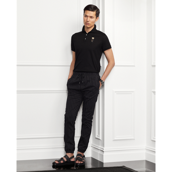 Classic Black Custom Slim Fit Polo Bear Polo Shirt Purple Label 4