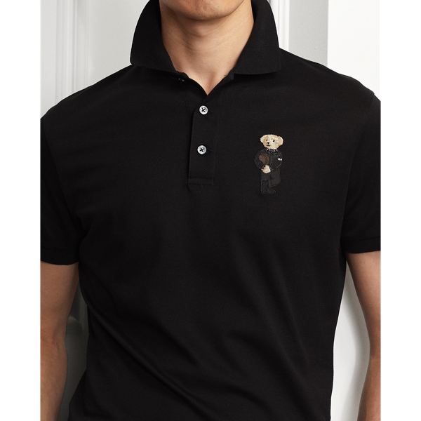 Classic Black Custom Slim Fit Polo Bear Polo Shirt Purple Label 6