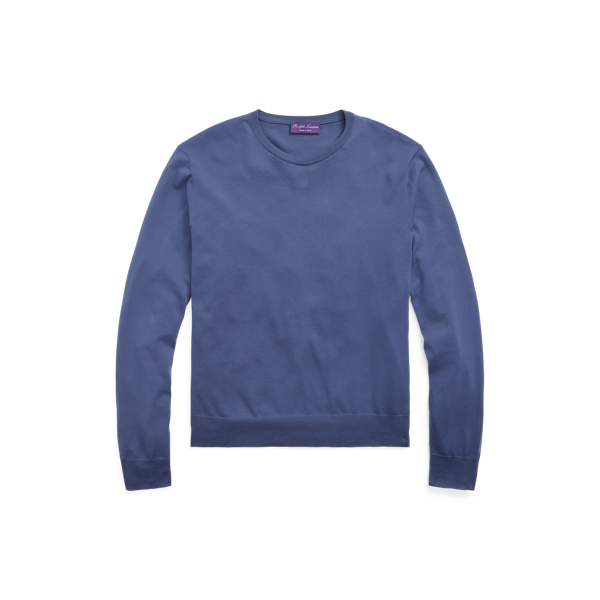 Rundhalspullover aus Baumwolle Purple Label in 1