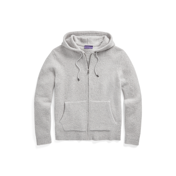 Trui met capuchon van kasjmiermix Purple Label in 1