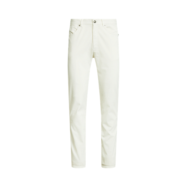 Pantalon slim stretch teint en pi&egrave;ce Purple Label en 1