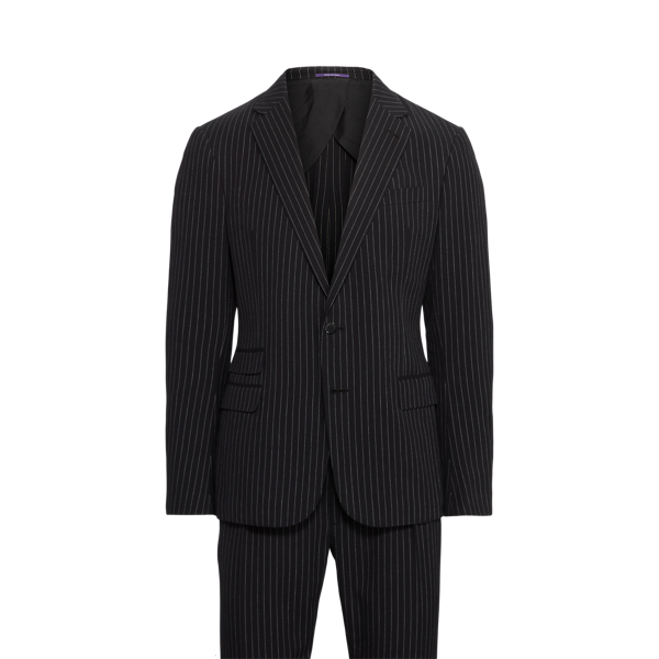 Twillanzug Kent mit Nadelstreifen Purple Label in 1