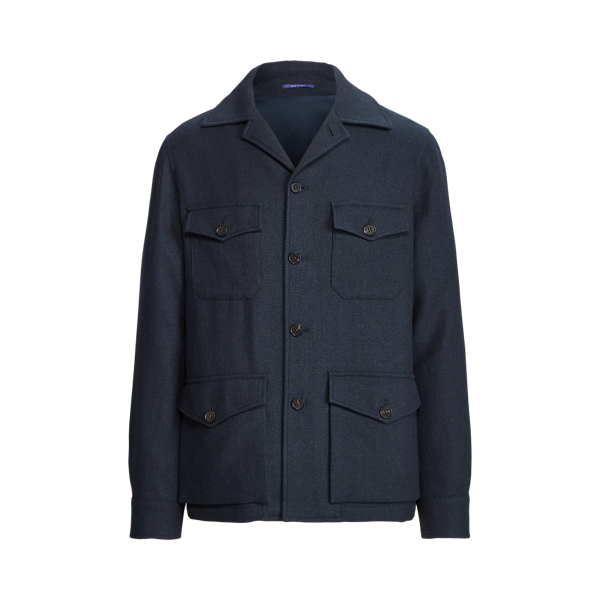 Chaqueta de tweed de mezcla de lana Purple Label en 1