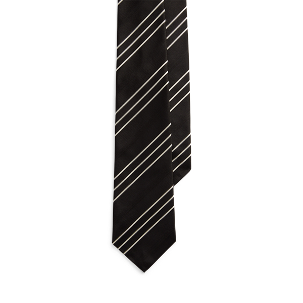 Striped Silk Faille Tie
