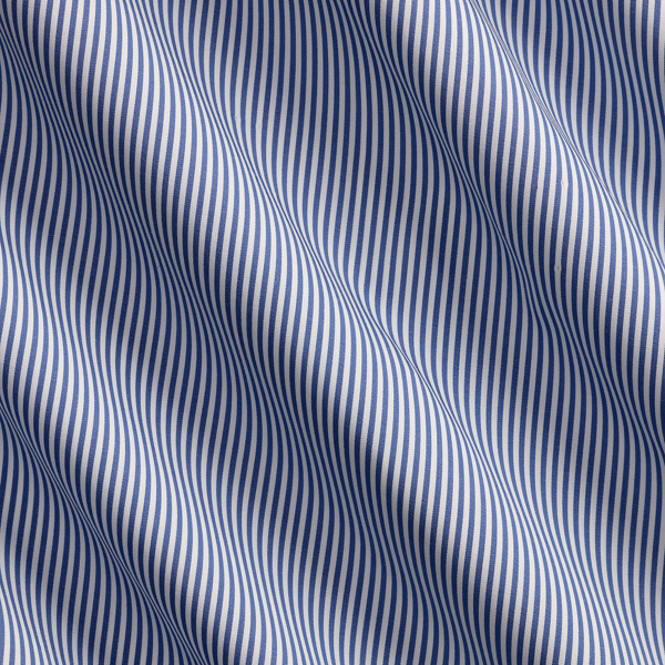 Popelinehemd mit Bengalstreifen Purple Label in Blau/Wei&szlig; 7