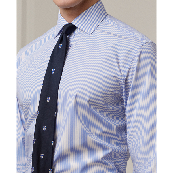 Popelinehemd mit Bengalstreifen Purple Label in Blau/Weiß 6