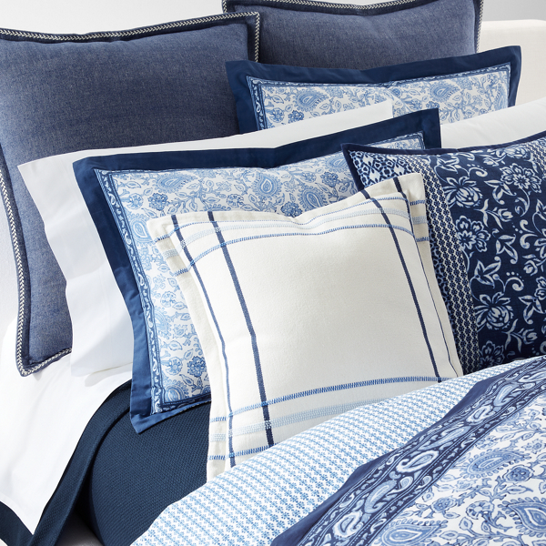 Navy Cream Arielle Floral Comforter Set Lauren Home 6