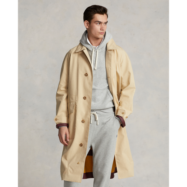 Tan Twill Walking Coat Polo Ralph Lauren 4