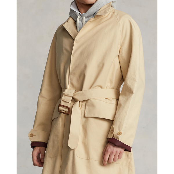 Tan Twill Walking Coat Polo Ralph Lauren 6