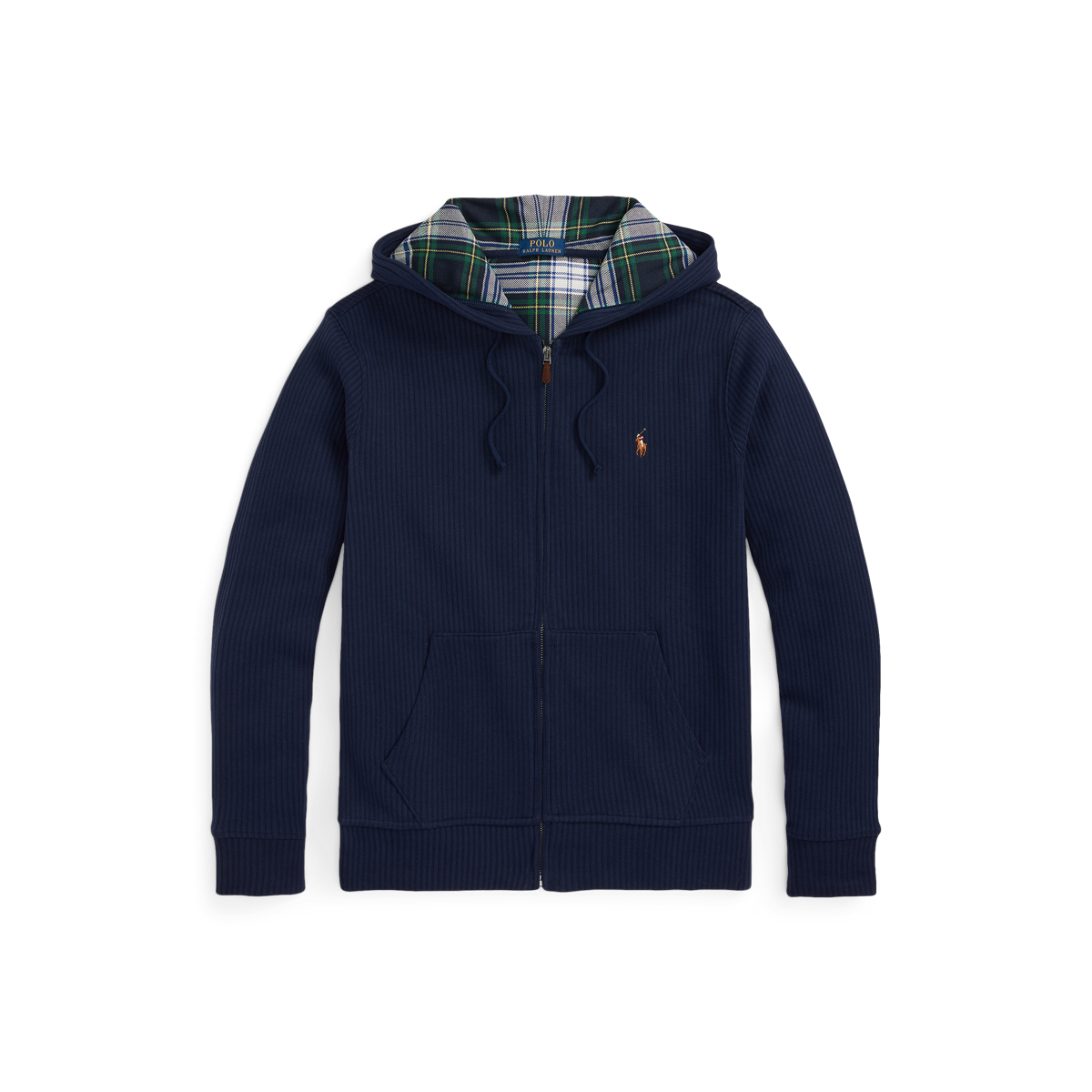【POLO RALPH LAUREN】 ★ Ralph Hoodie ★ Polo Ralph Lauren Double Knit Hoodie - Blue Multi – InStyle