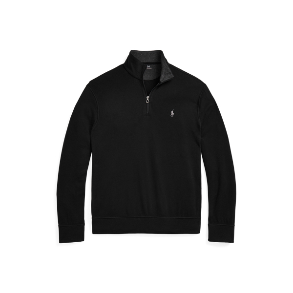 Luxury Jersey Quarter Zip Pullover Ralph Lauren UK