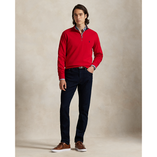 RL 2000 Red Luxury Jersey Quarter-Zip Pullover Polo Ralph Lauren for fall 4