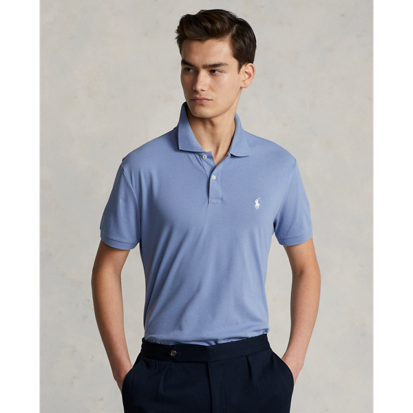 Channel Blue Custom Slim Fit Performance Polo Shirt Polo Ralph Lauren 1