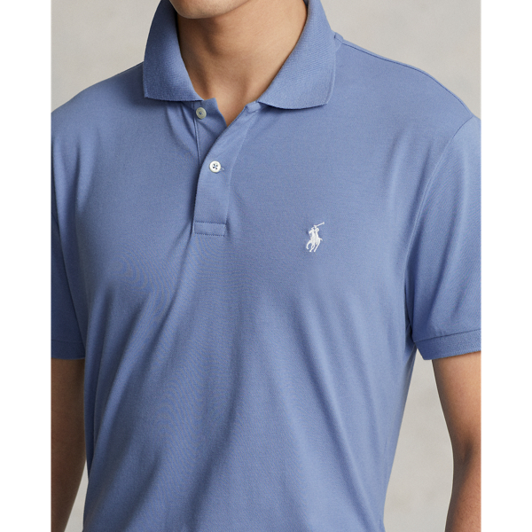 Channel Blue Custom Slim Fit Performance Polo Shirt Polo Ralph Lauren 6