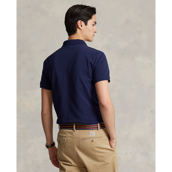 Custom-Slim-Fit Polohemd mit Polo Bear Polo Ralph Lauren in Denim-Navy 5