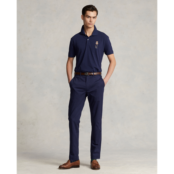 Refined Navy Custom Slim Bear Performance Polo Shirt Polo Ralph Lauren 4