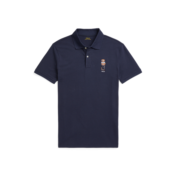 Refined Navy Custom Slim Bear Performance Polo Shirt Polo Ralph Lauren 2