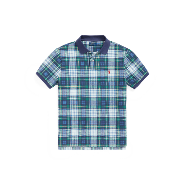 Custom Slim Fit Plaid Polo Shirt Polo Ralph Lauren 1