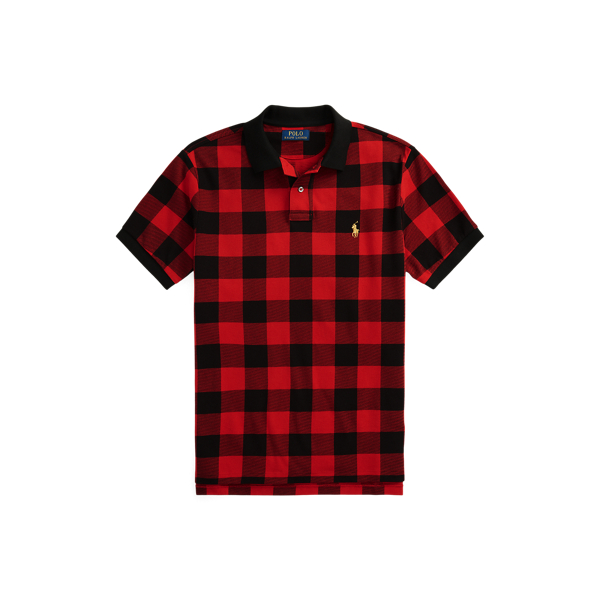Custom Slim Fit Buffalo Check Polo Shirt Polo Ralph Lauren 1