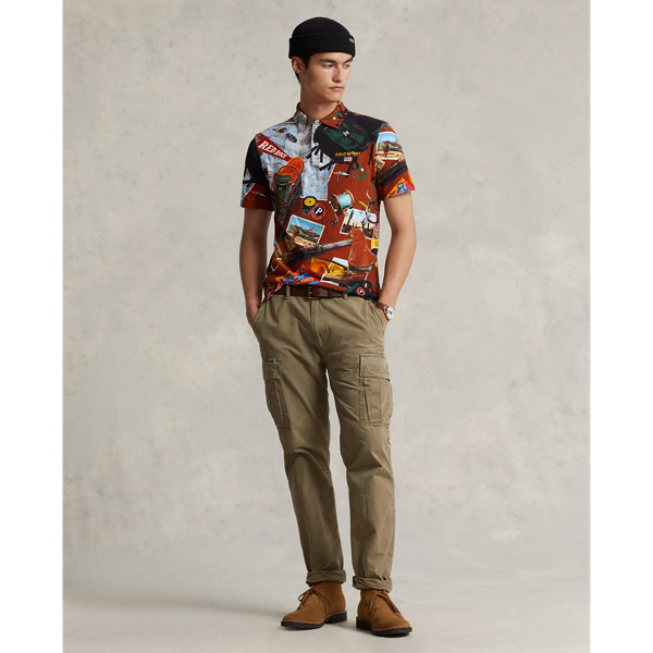 Classic-Fit Piqu&eacute;-Polohemd Polo Sport Polo Ralph Lauren in Red Rock Tour 4