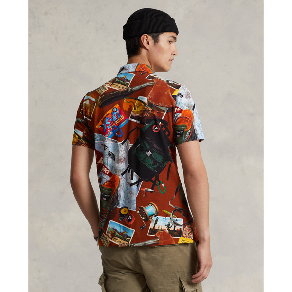 Classic-Fit Piqu&eacute;-Polohemd Polo Sport Polo Ralph Lauren in Red Rock Tour 5