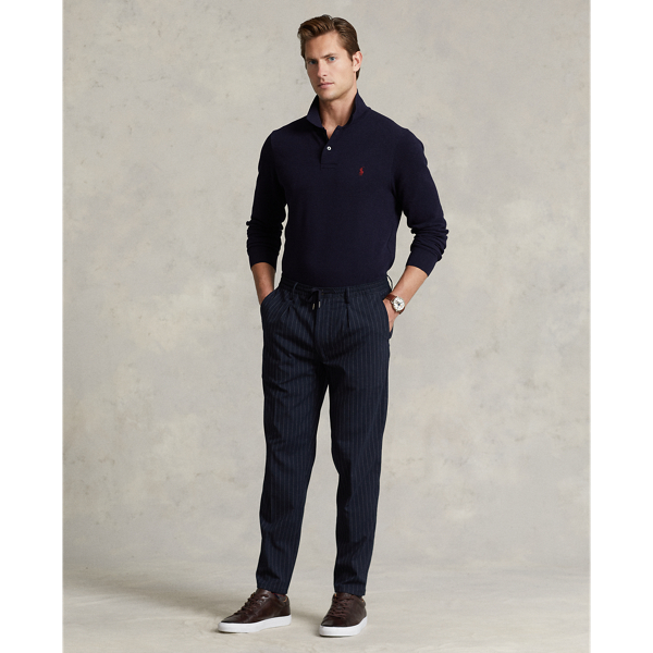 RL Navy The Luxe Knit Polo Shirt Polo Ralph Lauren 4