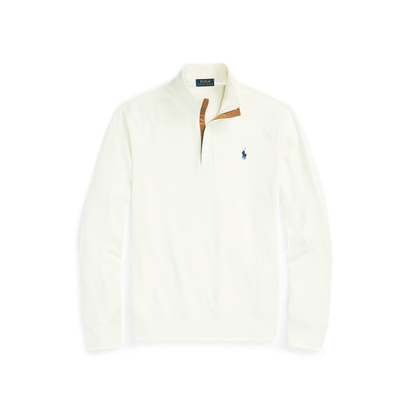 Luxury Jersey Quarter-Zip Pullover