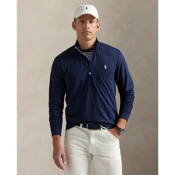 Performance Jersey Quarter-Zip Pullover