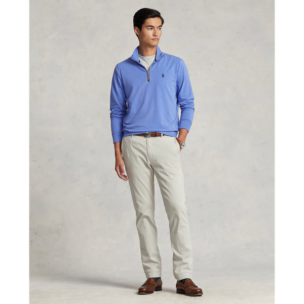 Scottsdale Blue Classic Water-Repellent Terry Sweatshirt Polo Ralph Lauren 4