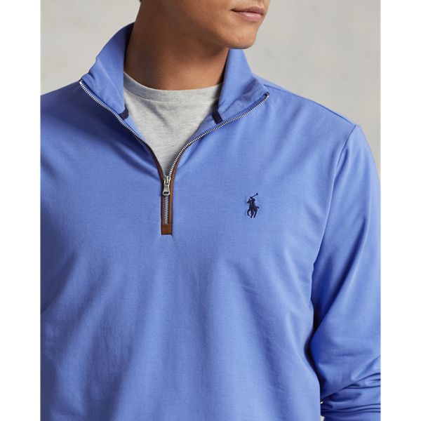 Scottsdale Blue Classic Water-Repellent Terry Sweatshirt Polo Ralph Lauren 6