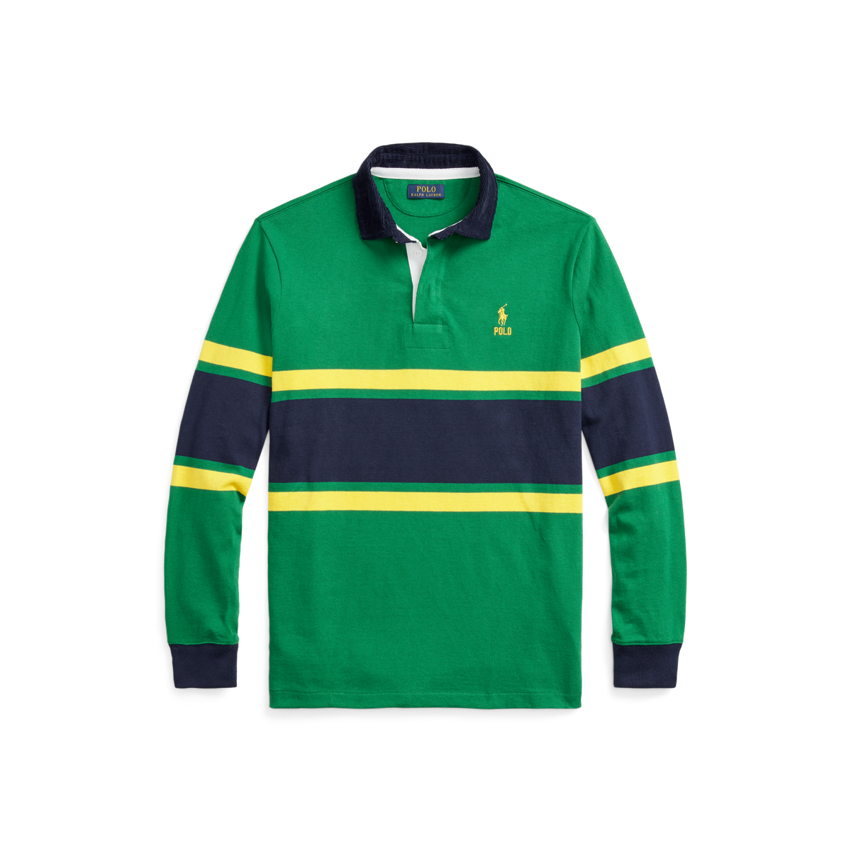 Classic Fit Corduroy-Collar Rugby Shirt