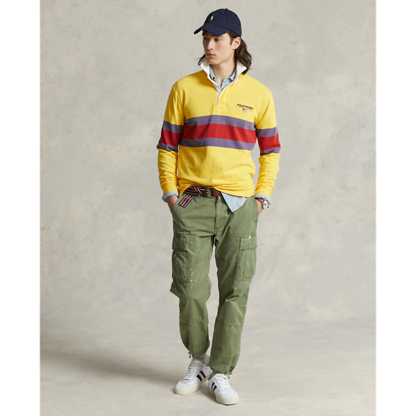 Classic-Fit Rugbyhemd Polo Sport Polo Ralph Lauren in Gelbflosse multi 4