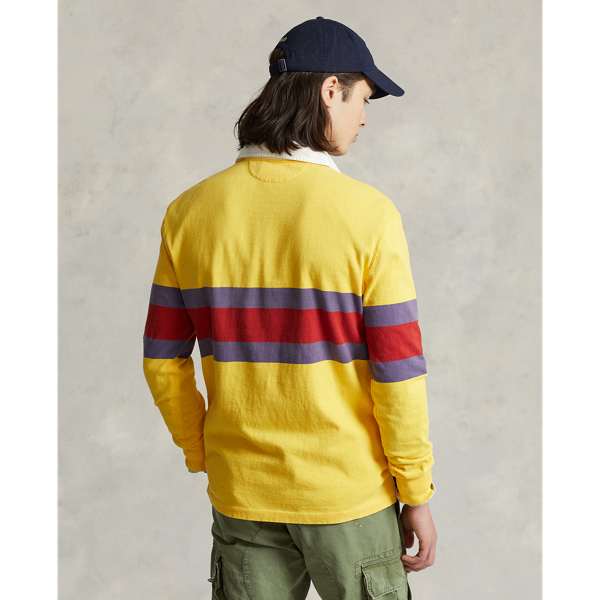 Classic-Fit Rugbyhemd Polo Sport Polo Ralph Lauren in Gelbflosse multi 5
