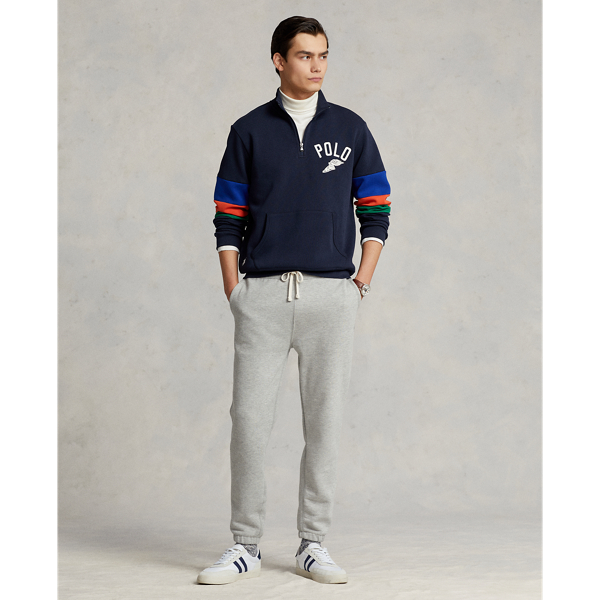 Sweat graphique en maille double Polo Ralph Lauren en Marine aviateur 4