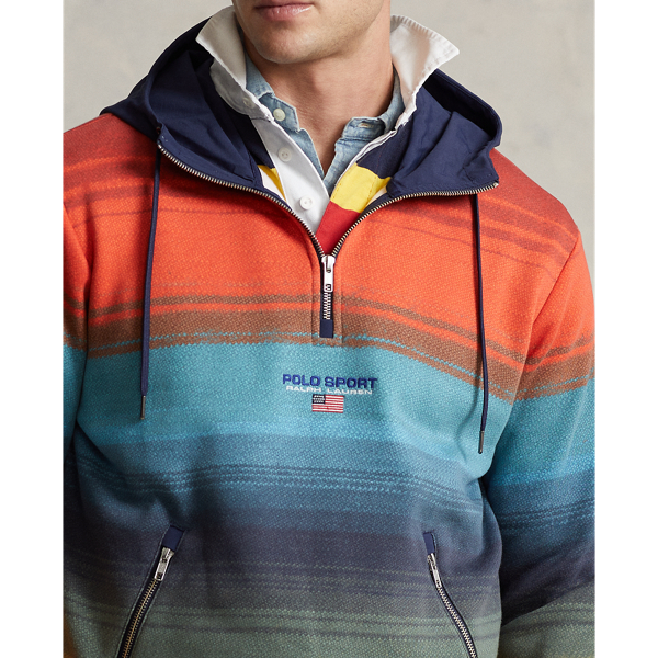 Sweat &agrave; capuche Polo Sport ray&eacute; ombr&eacute; Polo Ralph Lauren en Rayure ombr&eacute;e canyon 6