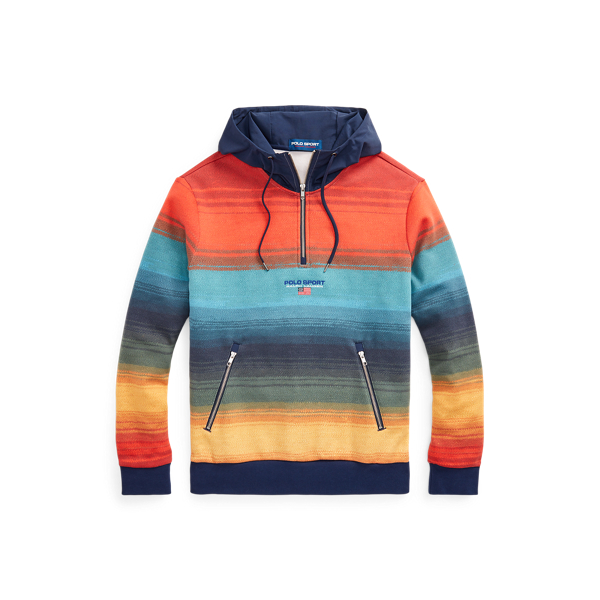 Sweat &agrave; capuche Polo Sport ray&eacute; ombr&eacute; Polo Ralph Lauren en Rayure ombr&eacute;e canyon 2