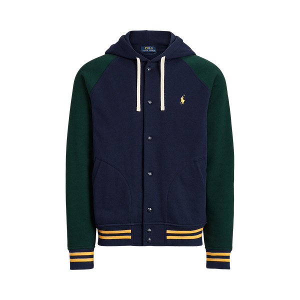 Fleece Hooded Baseball Jacket Polo Ralph Lauren 1