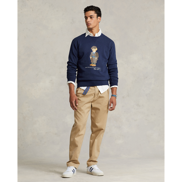 Sweat en molleton Polo Bear Polo Ralph Lauren en Marine Nwp traditionnel 4