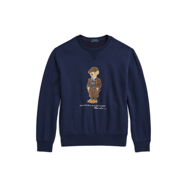 Men's polo bear fleece sweatshirt hotsell