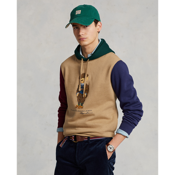 Polo color block hoodie online