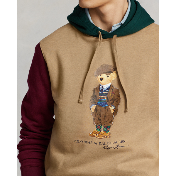 Sweat &agrave; capuche Polo Bear en molleton Polo Ralph Lauren en Kaki 6