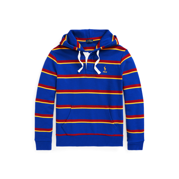 Striped Fleece Hoodie