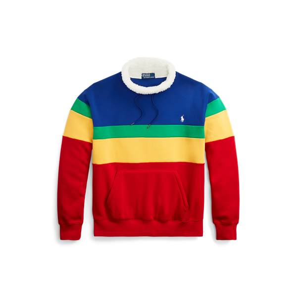 Big Fit Striped Double-Knit Sweatshirt Polo Ralph Lauren 1