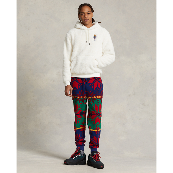 Fleece-Kapuzenpullover mit Polo Bear Polo Ralph Lauren in Antique Cream 4