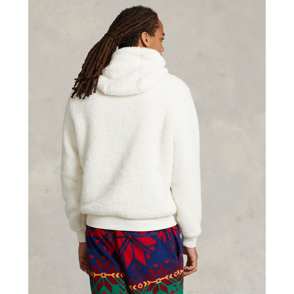 Fleece-Kapuzenpullover mit Polo Bear Polo Ralph Lauren in Antique Cream 5
