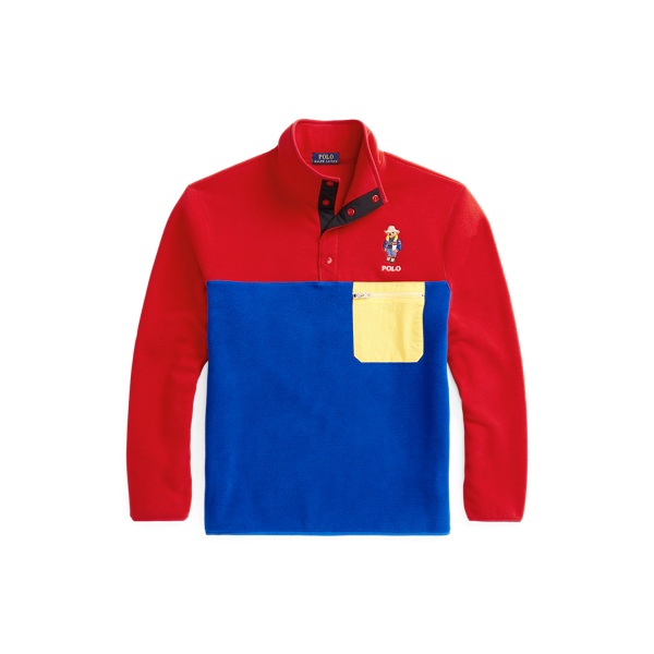 Polo Bear Brushed Fleece Pullover