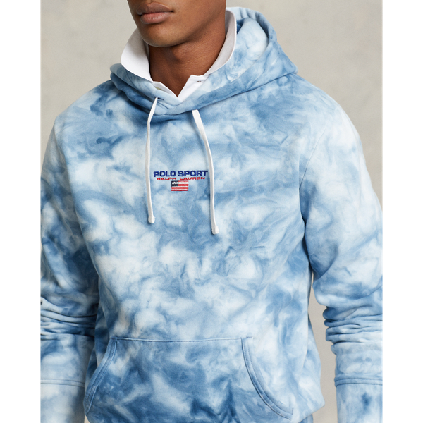 Sweat &agrave; capuche Polo Sport en molleton Polo Ralph Lauren en D&eacute;lav&eacute; nuage marine clair 7